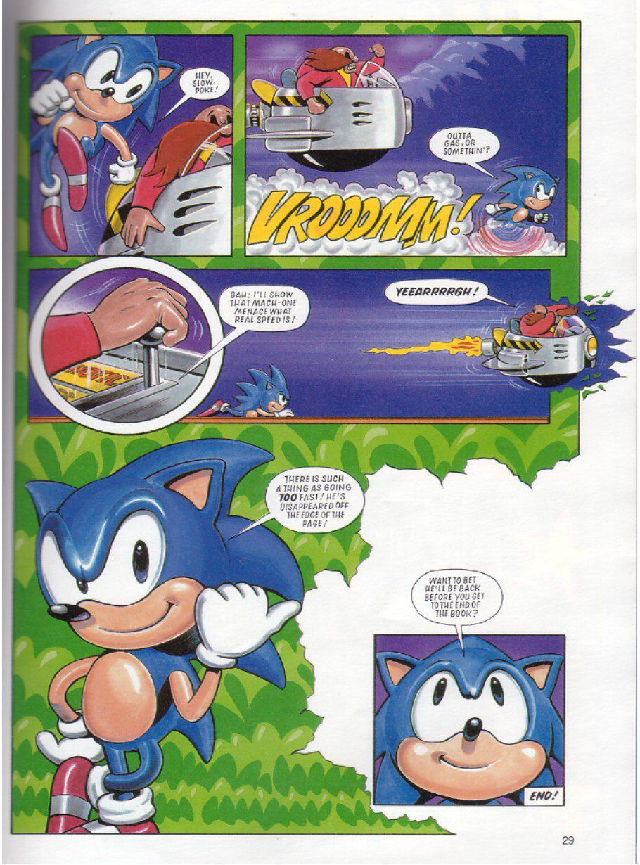 Sonic the Hedgehog Yearbook 1991 Page 28